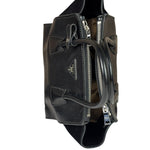 Prada Black Leather/Suede Shoulder Bag