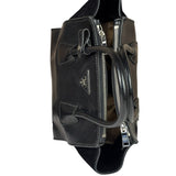Prada Black Leather/Suede Shoulder Bag