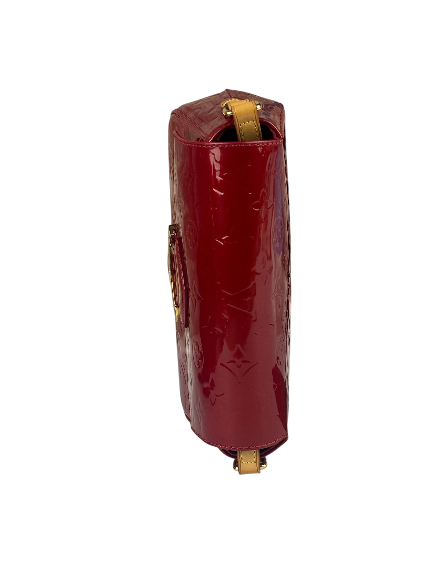 Louis Vuitton Monogram Red Vernis Bellflower Crossbody