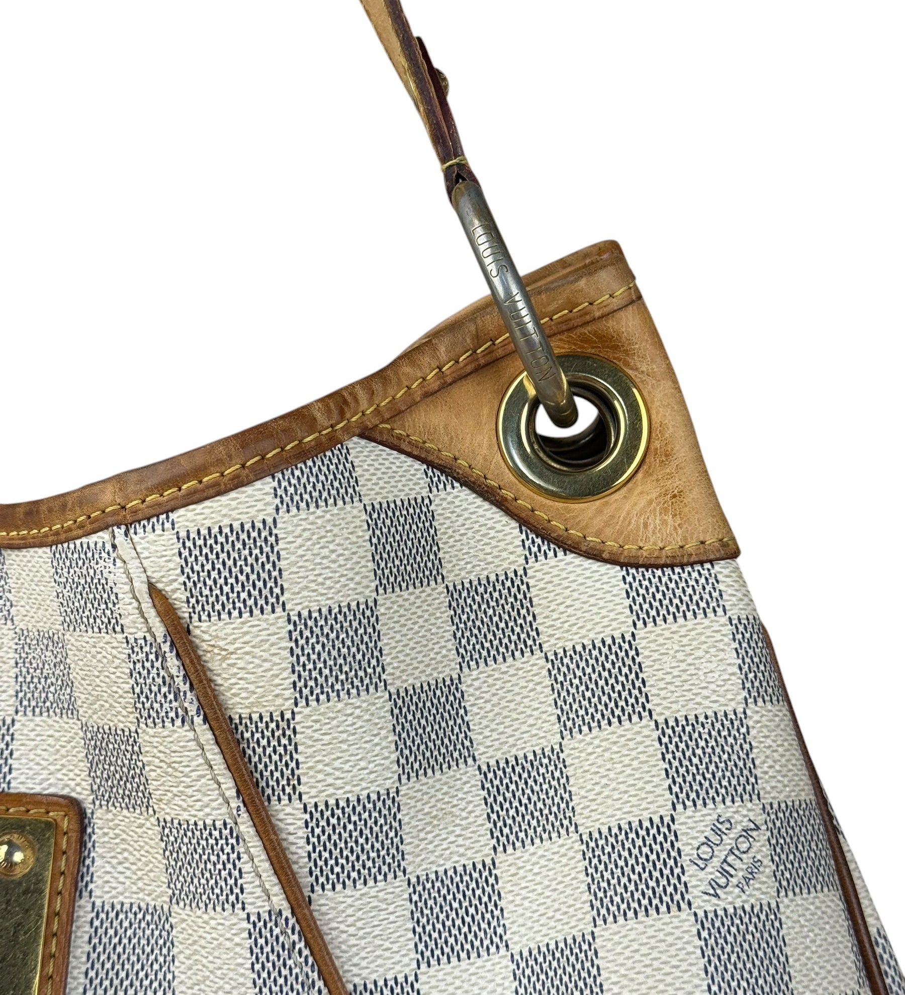 Louis Vuitton Damier Azur Galliera PM Hobo Bag