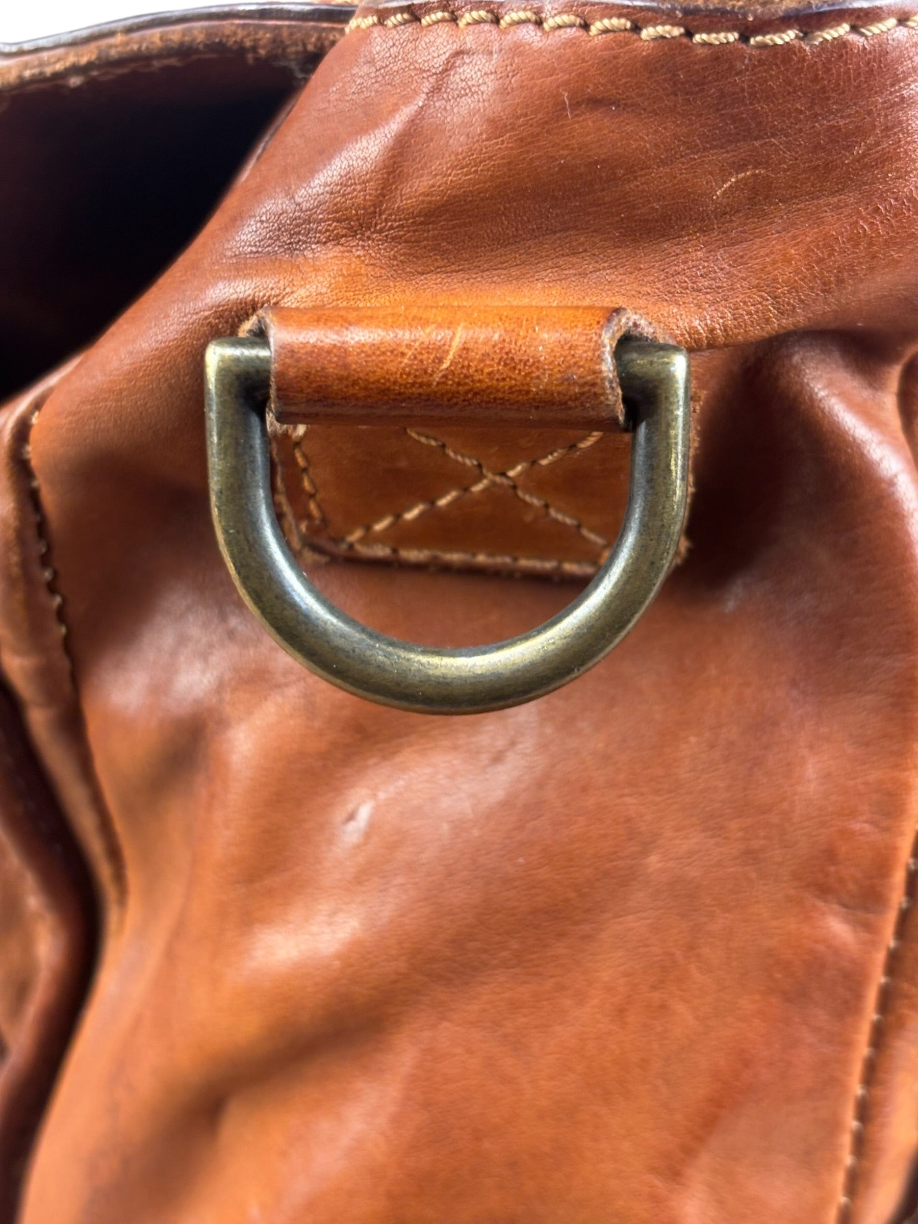 Campomaggi Brown Leather Messenger Bag