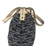 Gucci Western Logo Denim Abbey Zip Tote