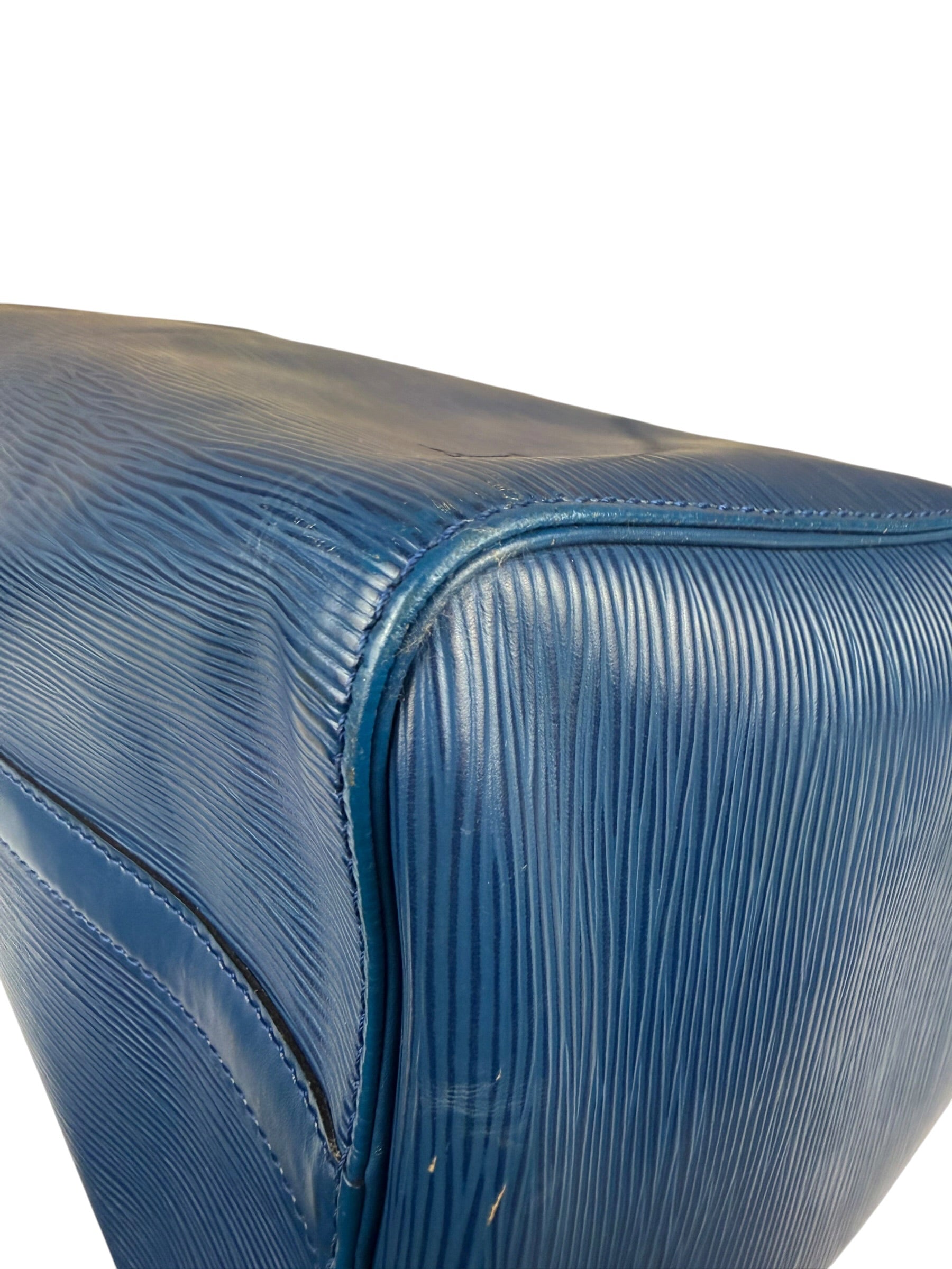 Louis Vuitton Blue Epi Leather Speedy 30
