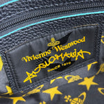 Vivienne Westwood Navy Leather Two Way Bag