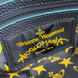 Vivienne Westwood Navy Leather Two Way Bag