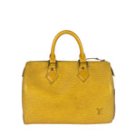 Louis Vuitton Yellow Epi Leather Speedy 25