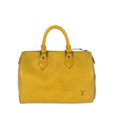 Louis Vuitton Yellow Epi Leather Speedy 25