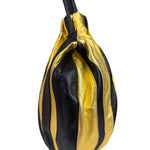 Prada Bicolor Leather Nappa Waves Tote Bag