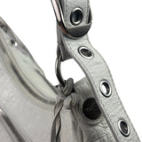 Balenciaga White Lambskin Le Cagole Shoulder Bag