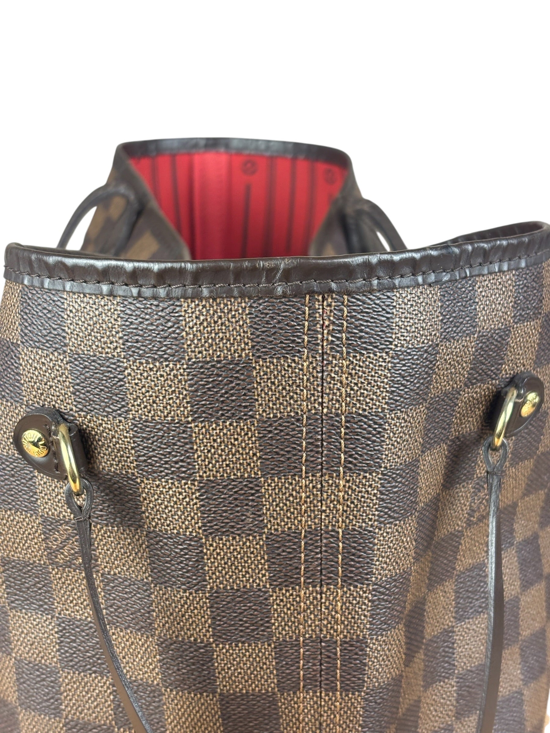 Louis Vuitton Damier Ebene Monogram Neverfull MM