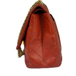 Chanel Red Quilted Leather 2.55 Reissue Double Flap Bag 2010
