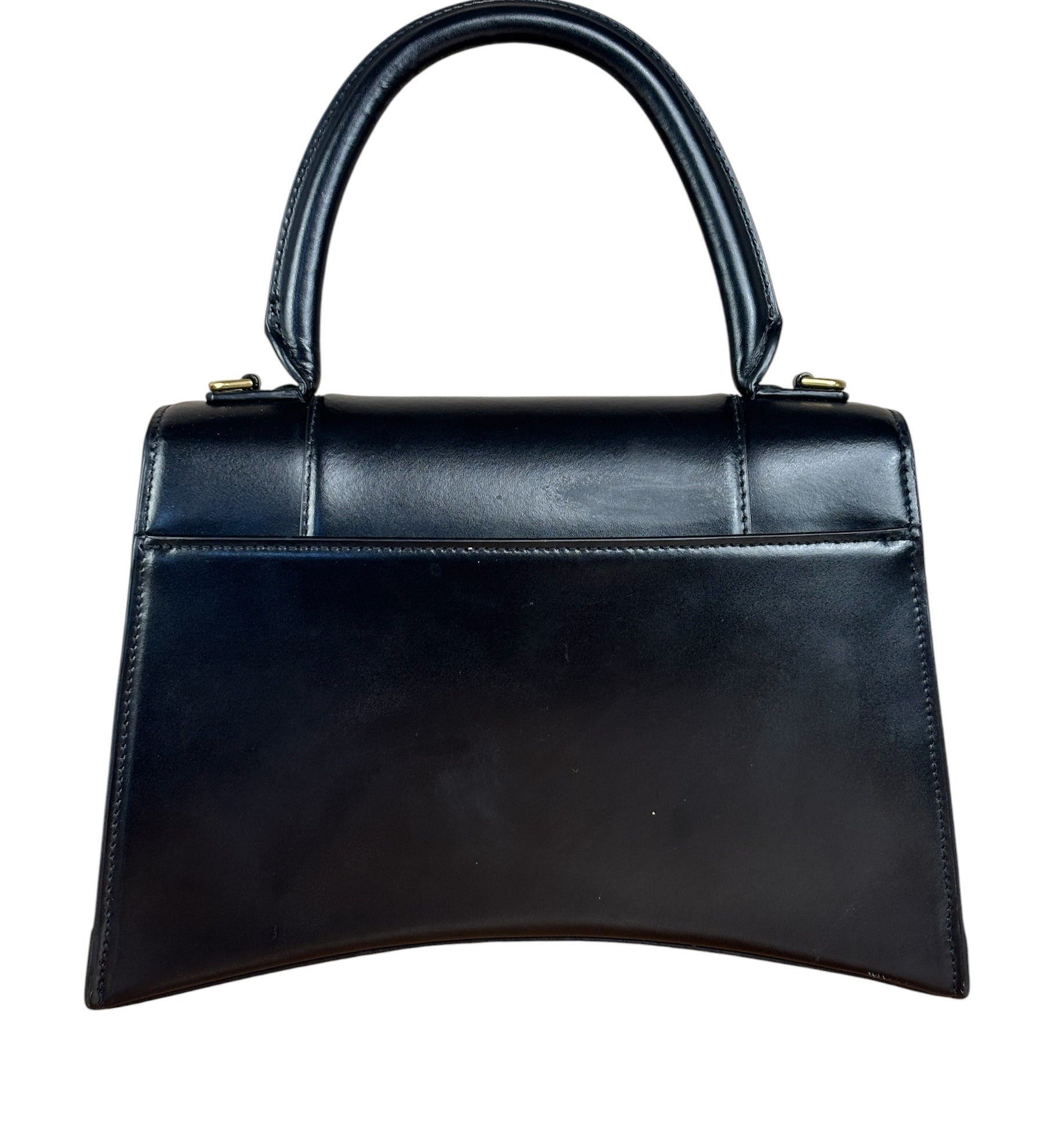 Balenciaga Black Hourglass Top Handle