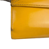 Loewe Vintage Yellow Leather Bifold Wallet
