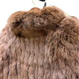 Vintage Saga Light Brown Fox Fur Coat