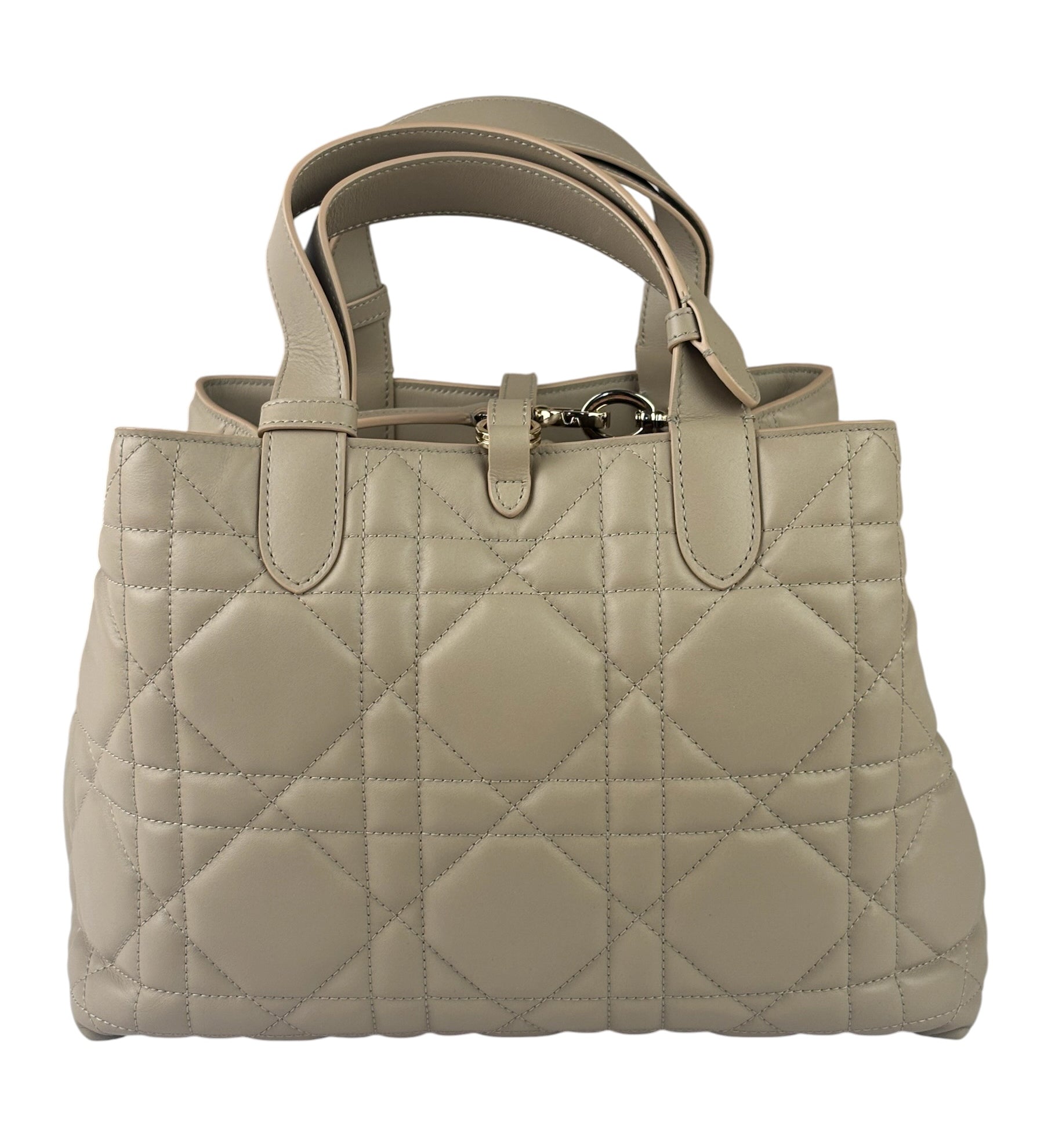 Christian Dior Calfskin Macrocannage Toujours Handbag