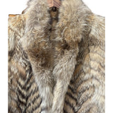 Vintage Brown Fox Fux Coat