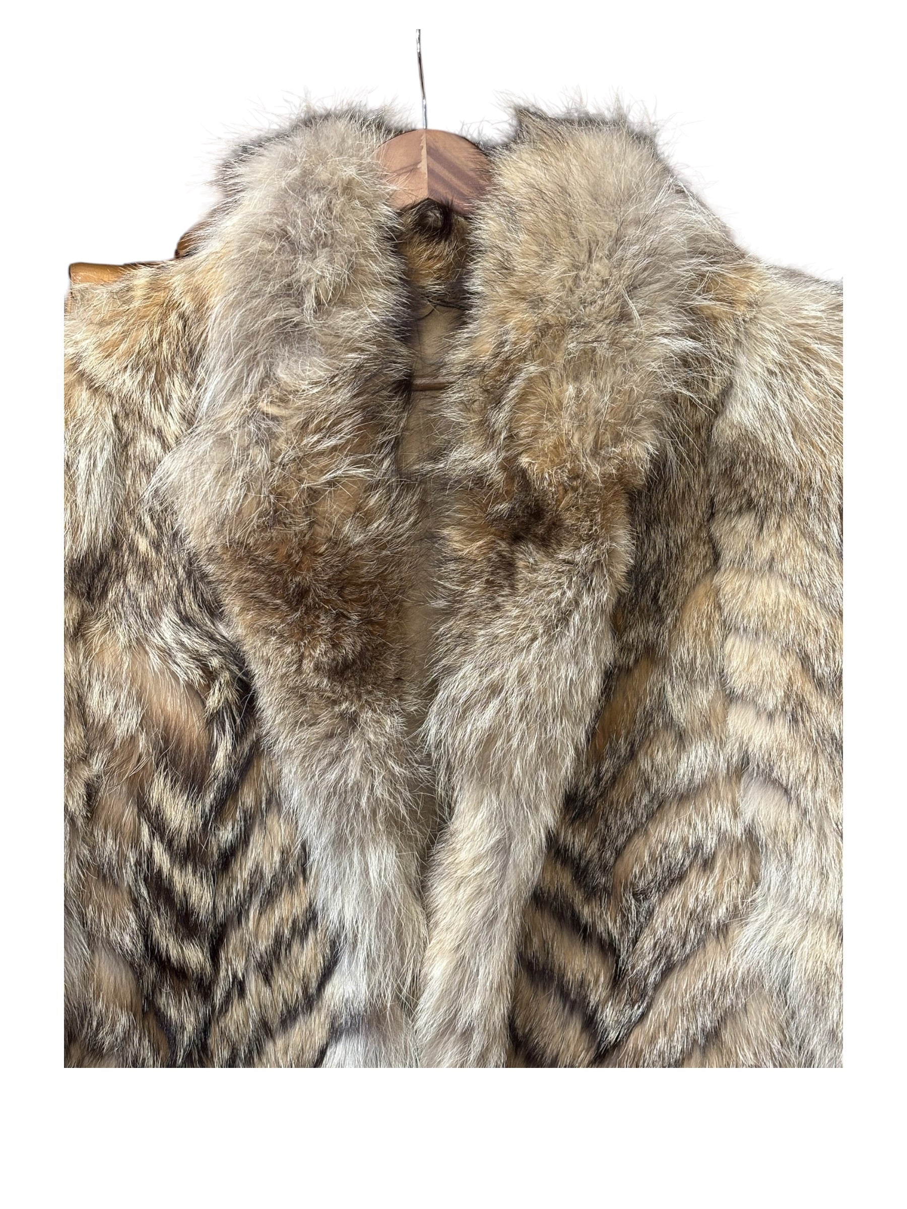 Vintage Brown Fox Fux Coat