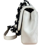 Chanel White Leather My Everything Flap Shoulder Bag 2020