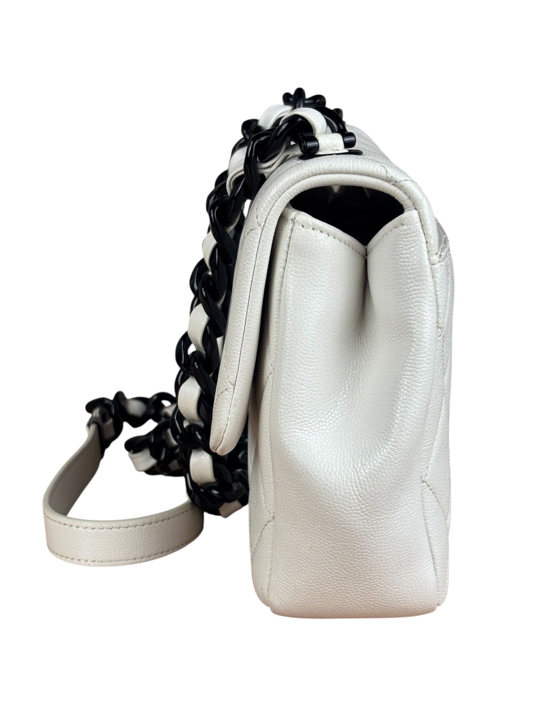 Chanel White Leather My Everything Flap Shoulder Bag 2020