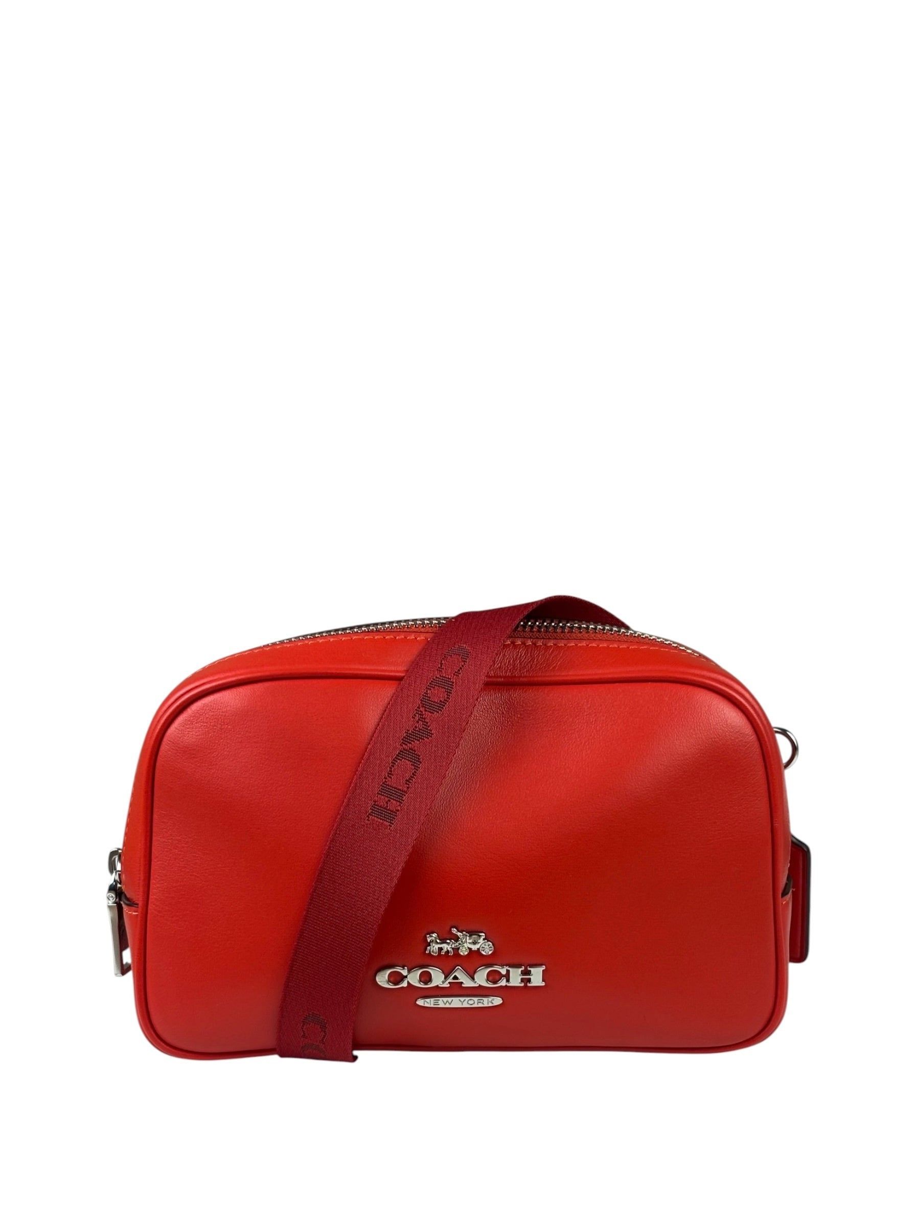 Coach Miami Red Leather Pace Belt Bag