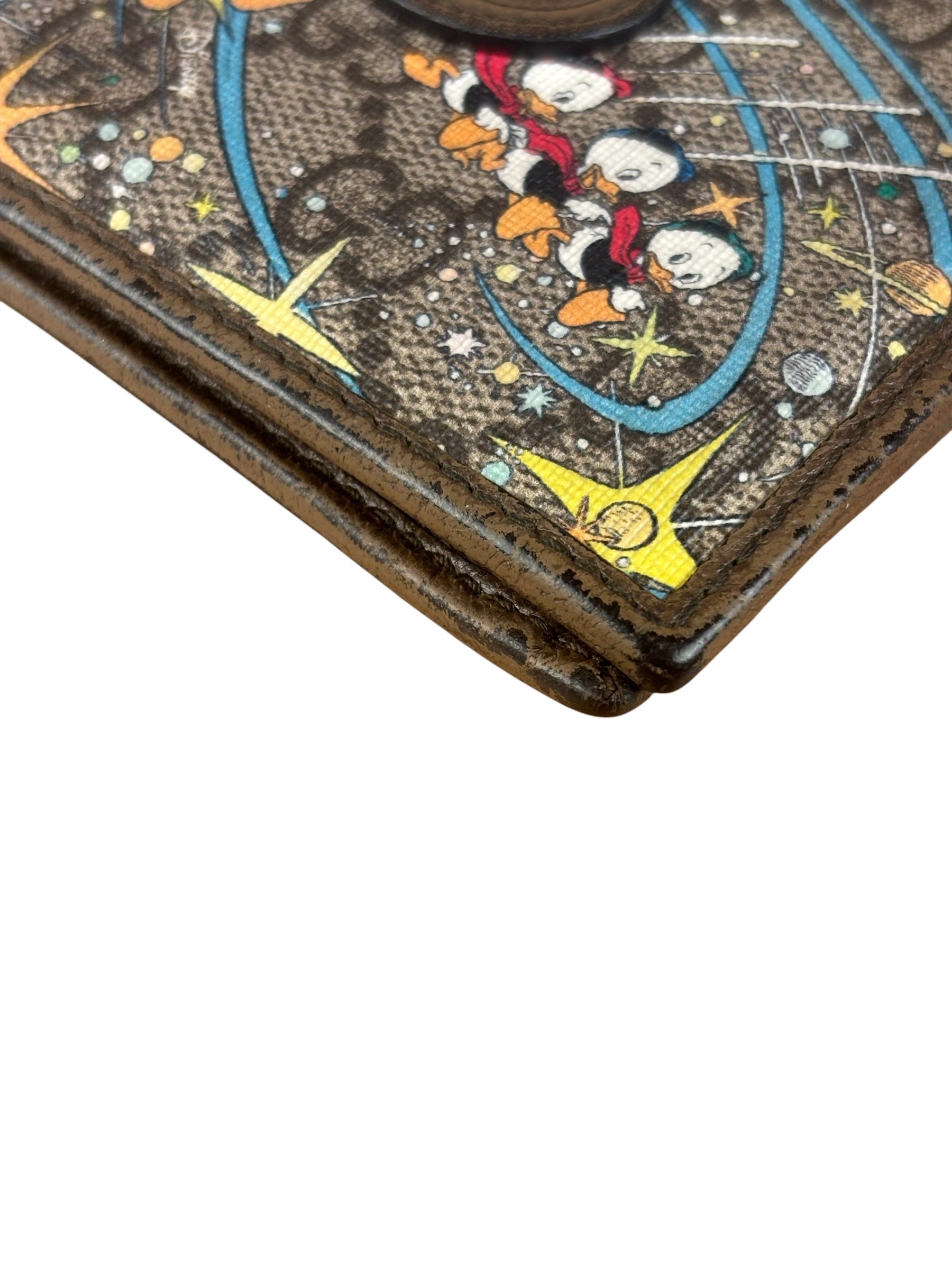 Gucci x Disney Donal Duck Compact Wallet