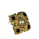Chanel Collection 23 Baroque-Style Gold Plated Brooch
