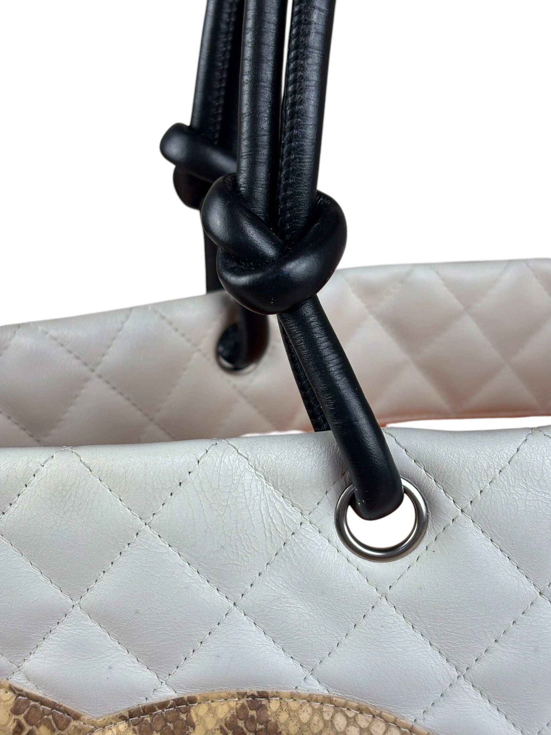 Chanel Python Large CC Cambon Ligne Tote 2005