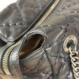 Chanel Black Leather Paris Moscow Flap/Chain Shoulder Bag 2005