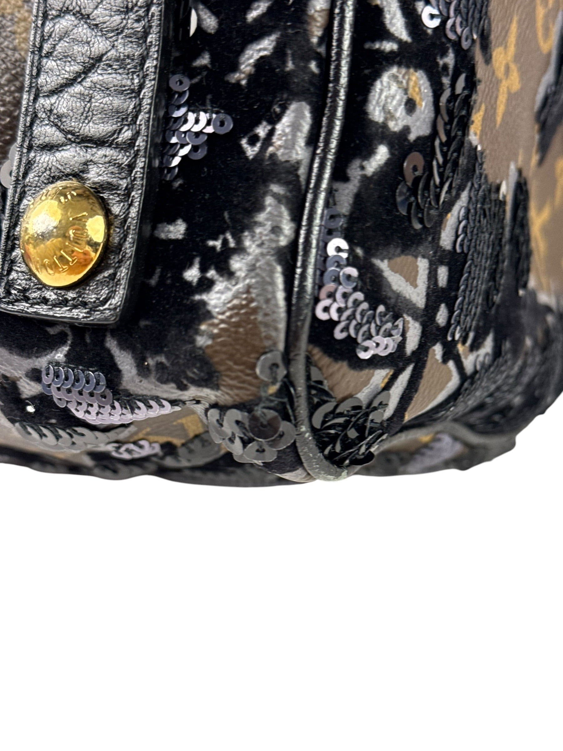 Louis Vuitton Limited-Edition Monogram Fleur De Jais Speedy 30