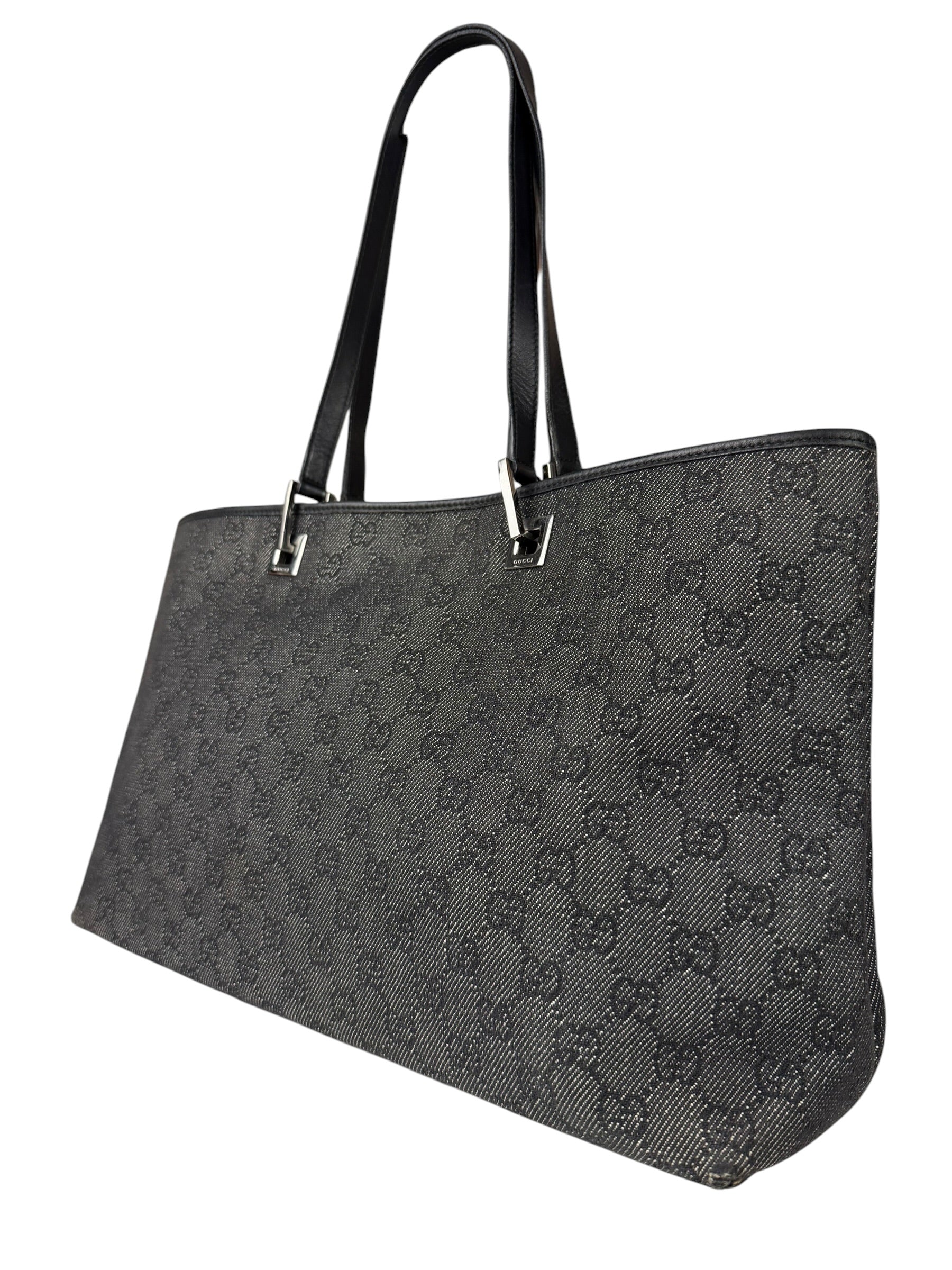 Gucci GG Denim Eclipse Tote