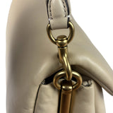 Coach Beige Leather Pillow Tabby 26 Shoulder Bag