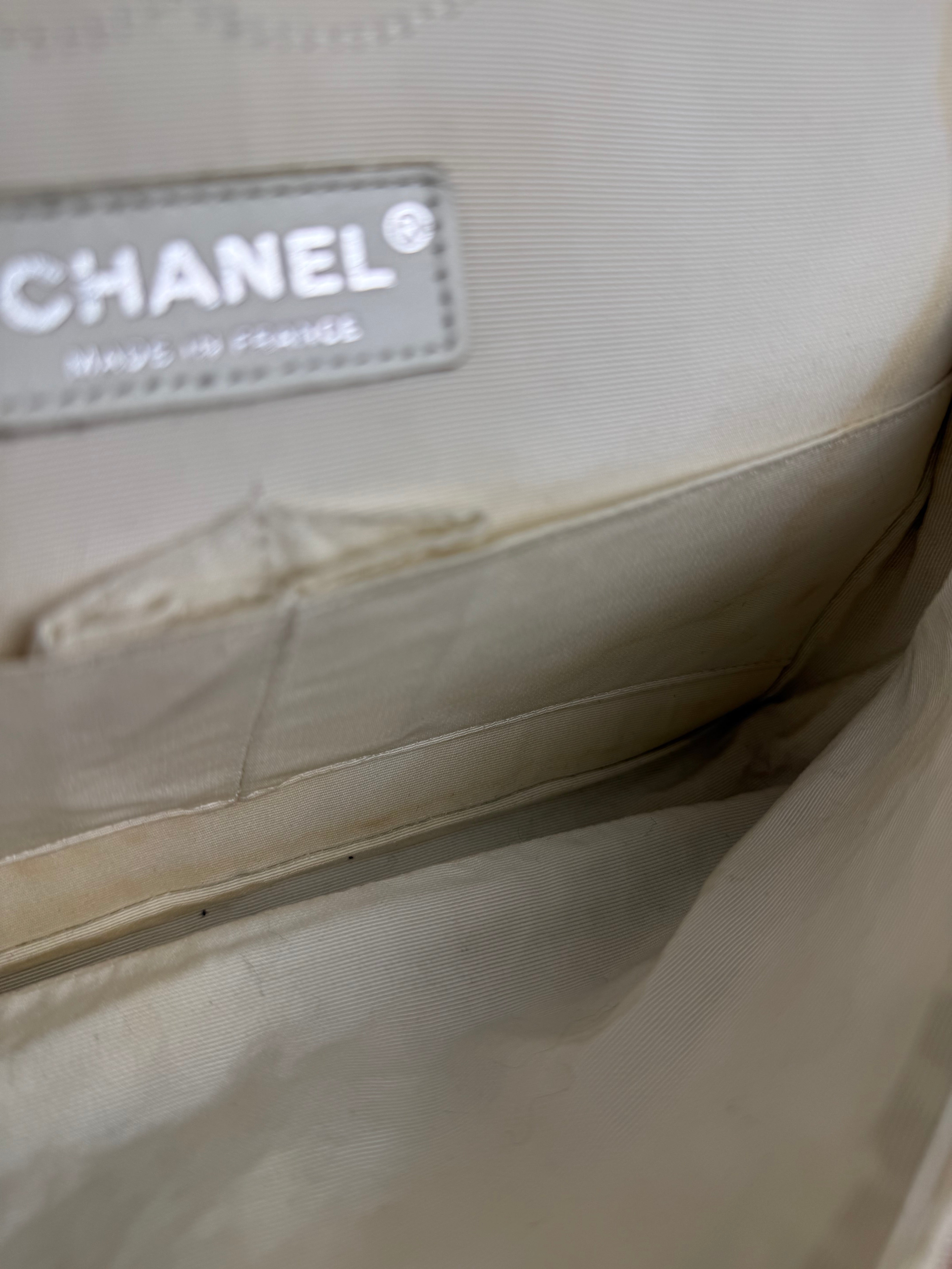 Chanel Tweed Woven Medium Classic Double Flap Bag 2014