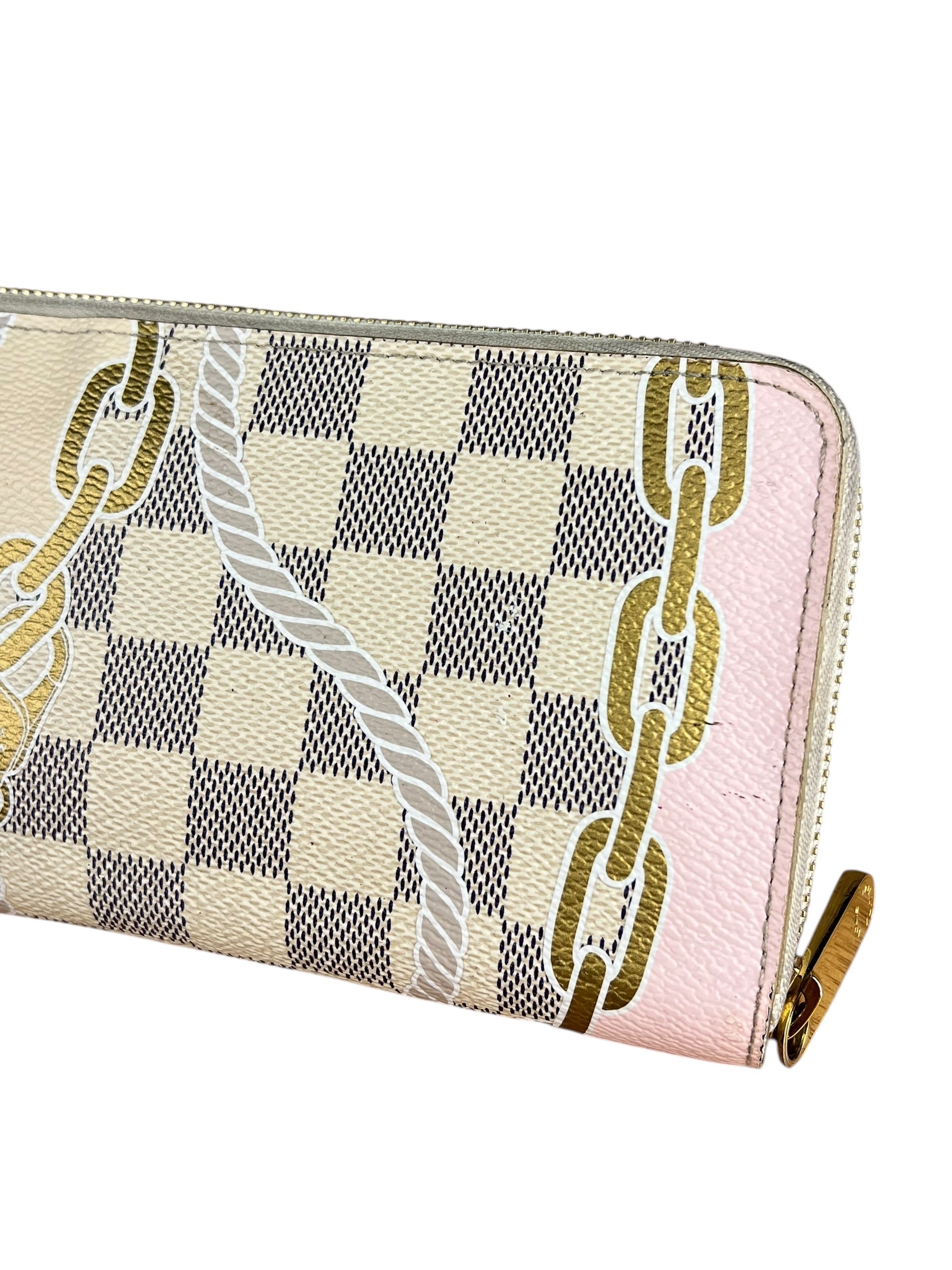 Louis Vuitton Zippy Wallet Limited Edition Nautical Damier