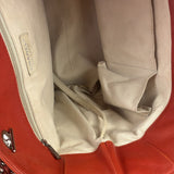 Chanel Red Quilted Calfskin In The Business Tote 2011