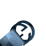 Gucci Grey Belt Black GG