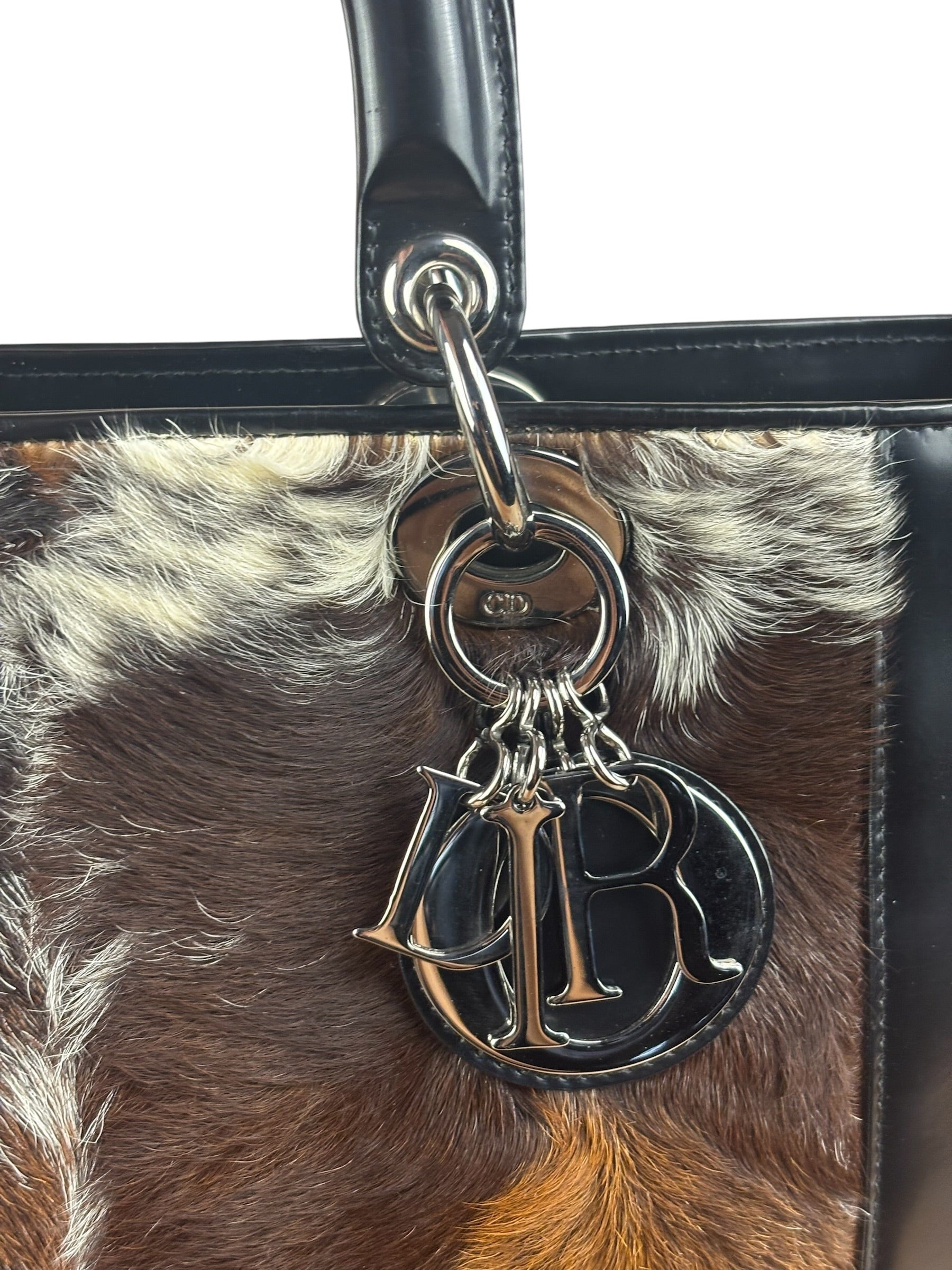 Christian Dior Vintage Lady Dior Large Tote Bag