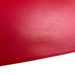 Gucci Pink/Red Leather Open Top Handbag