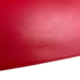 Gucci Pink/Red Leather Open Top Handbag