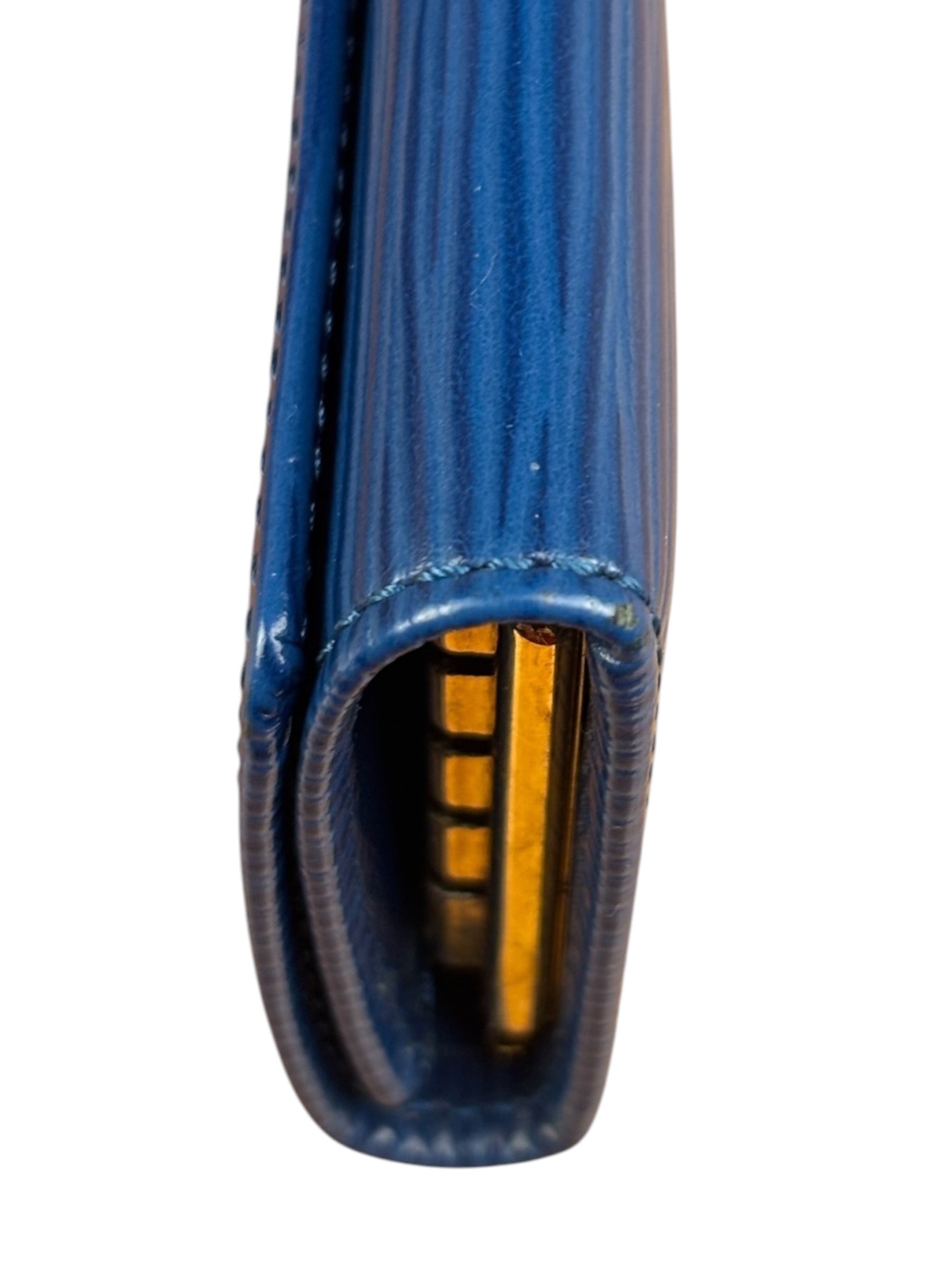 Louis Vuitton Navy Blue Epi Leather Key Holder
