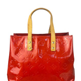 Louis Vuitton Red Canvas Monogram Vernis Hand Bag