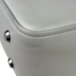Balenciaga White Leather Triangle Two-Way Bag