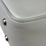 Balenciaga White Leather Triangle Two-Way Bag