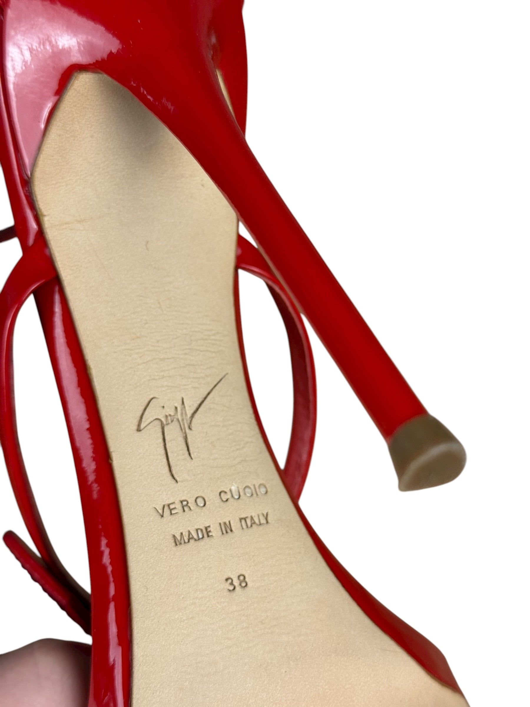 Giuseppe Zanotti Red Heart Heels