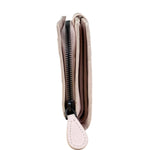 Bottega Veneta Intreccio Leather Wallet Light Pink