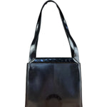 Celine Vintage Patent Logo Shoulder Bag