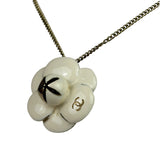 Chanel Vintage Camellia Pendant Necklace