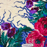Tiffany & Co. Dark Multicolor Silk Scarf