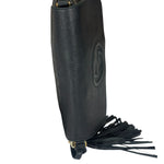 Gucci Black Pebbled Leather Soho Chain Flap Crossbody Bag