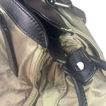 Burberry Geen Nylon/Leather Trim Buckleigh Tote Bag
