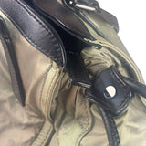 Burberry Geen Nylon/Leather Trim Buckleigh Tote Bag